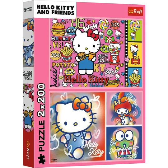 Slagalica 2x200 Hello Kitty I Prijatelji Hello Kitty 13336 1