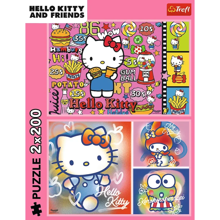 Slagalica 2x200 Hello Kitty I Prijatelji Hello Kitty 13336 4