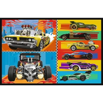 Slagalica 2x70 Autići Hot Wheels Trefl 34442 2