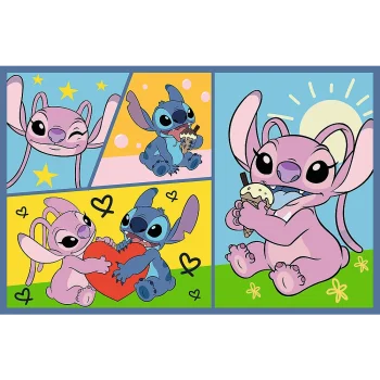 Slagalica 2x70 Nema Dosade Sa Stitchom Disney Lilo Stitch Trefl 34444 2