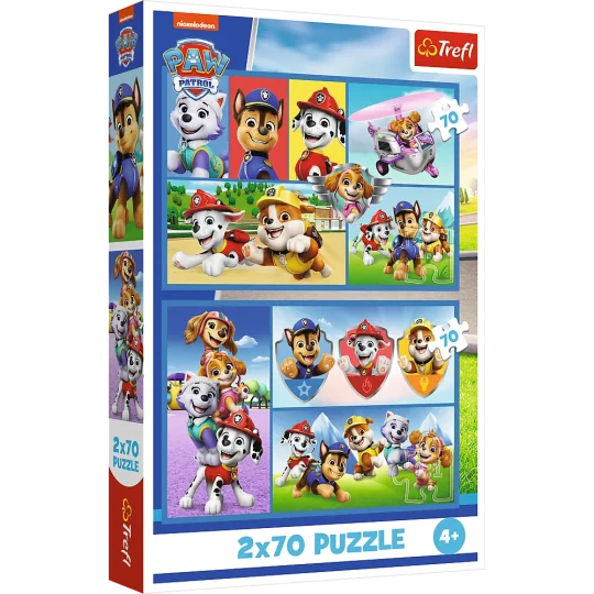 Slagalica 2x70 Paw Patrol Pravila Trefl 34441 1