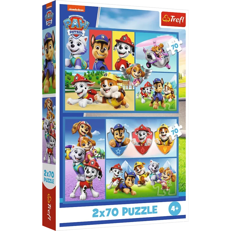Slagalica 2x70 Paw Patrol Pravila Trefl 34441 1