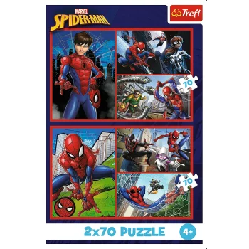 Slagalica 2x70 Priče O Paucima Disney Marvel Spiderman Trefl 34443 4