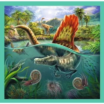 Slagalica 3 U 1 Nevjerojatni Svijet Dinosaura, Trefl 34837 2