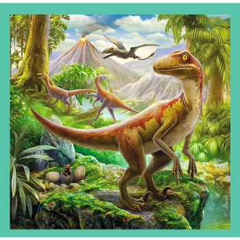 Slagalica 3 U 1 Nevjerojatni Svijet Dinosaura, Trefl 34837 3