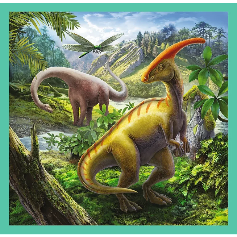Slagalica 3 U 1 Nevjerojatni Svijet Dinosaura, Trefl 34837 4