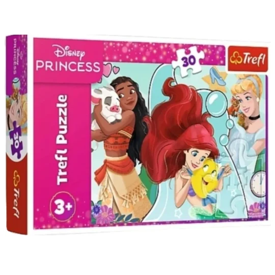 Slagalica 30 Lijepa I Hrabra Disneyjeva Princeza Trefl 18323 1