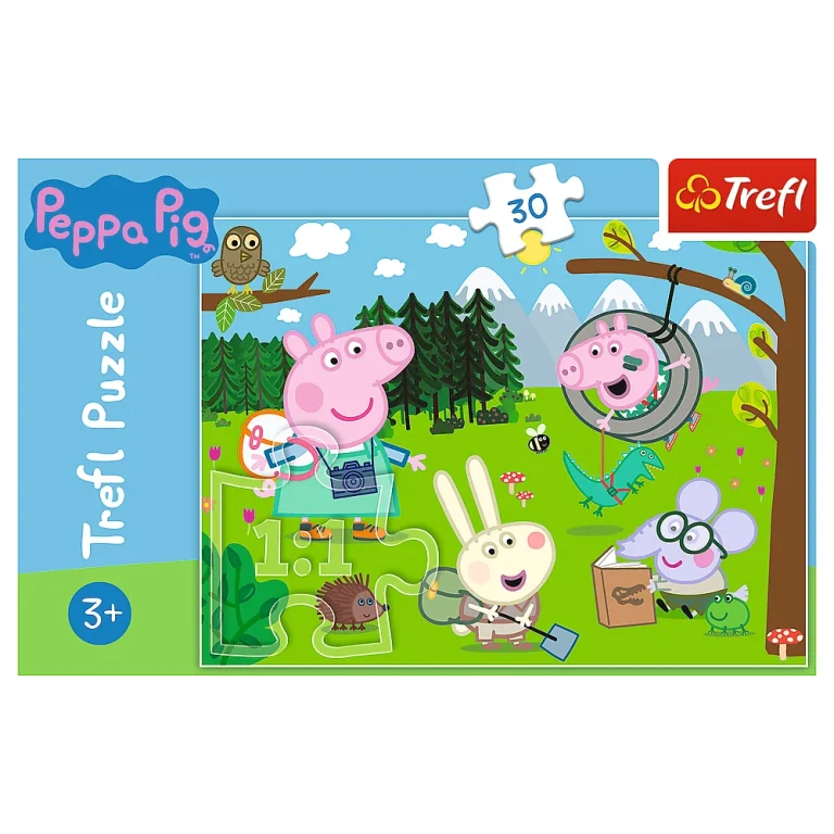 Slagalica 30 Šumska Ekspedicija Peppa Pig Trefl 18245 3