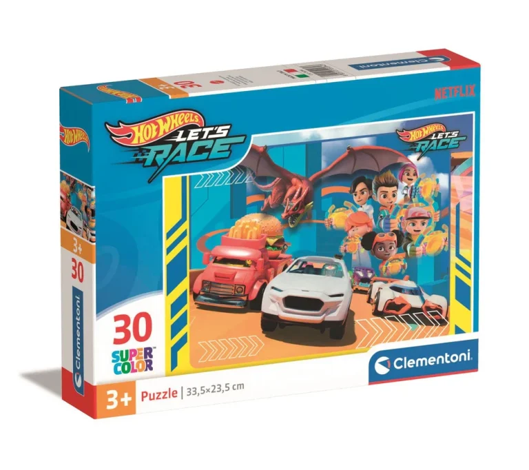 Slagalica 30 Super Boja Hot Wheels Clementoni 20284 1