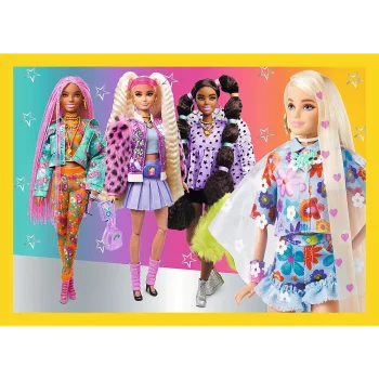 Slagalica 4 U 1 Sretni Svijet Barbie, Trefl 34626 2