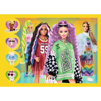 Slagalica 4 U 1 Sretni Svijet Barbie, Trefl 34626 3