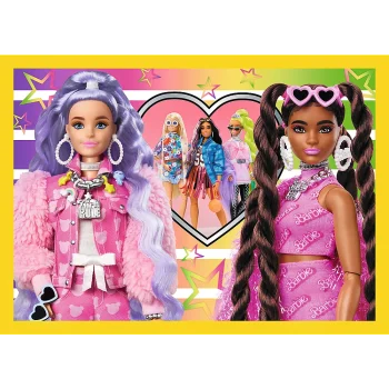 Slagalica 4 U 1 Sretni Svijet Barbie, Trefl 34626 4