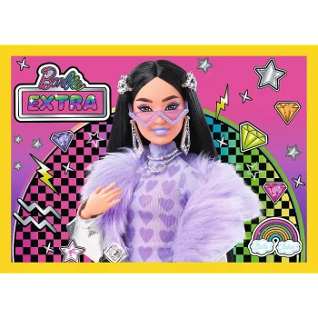 Slagalica 4 U 1 Sretni Svijet Barbie, Trefl 34626 5