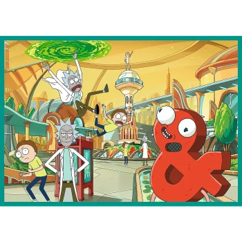 Slagalica 4x250 Ludi Svijet Ricka I Mortyja Warner Rick And Morty Trefl 13338 3
