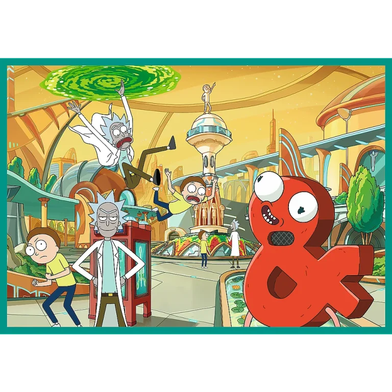 Slagalica 4x250 Ludi Svijet Ricka I Mortyja Warner Rick And Morty Trefl 13338 3