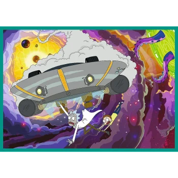 Slagalica 4x250 Ludi Svijet Ricka I Mortyja Warner Rick And Morty Trefl 13338 4