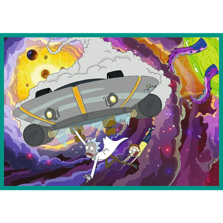 Slagalica 4x250 Ludi Svijet Ricka I Mortyja Warner Rick And Morty Trefl 13338 4