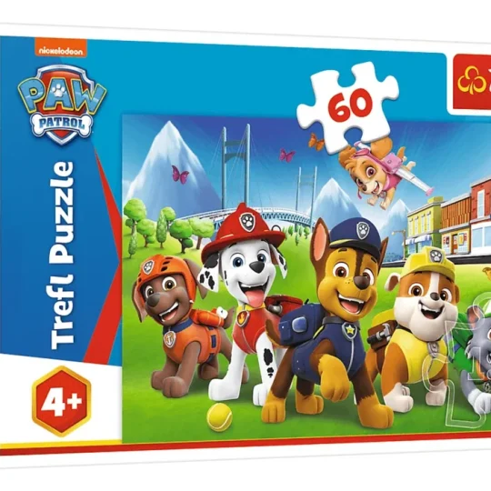 Slagalica 60 Dijelova Paw Patrol Na Proplanku Trefl 17375 1
