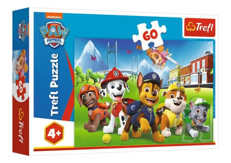 Slagalica 60 Dijelova Paw Patrol Na Proplanku Trefl 17375 1