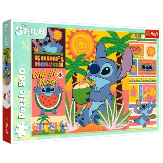 Slagalica Trefl Disney Lilo & Stitch Praznici, 500 Dijelova 1
