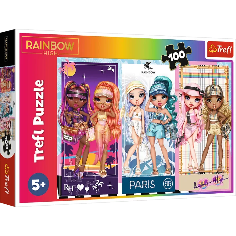 Slagalica Trefl Dugine Lutke Rainbow High, 100 Dijelova 1