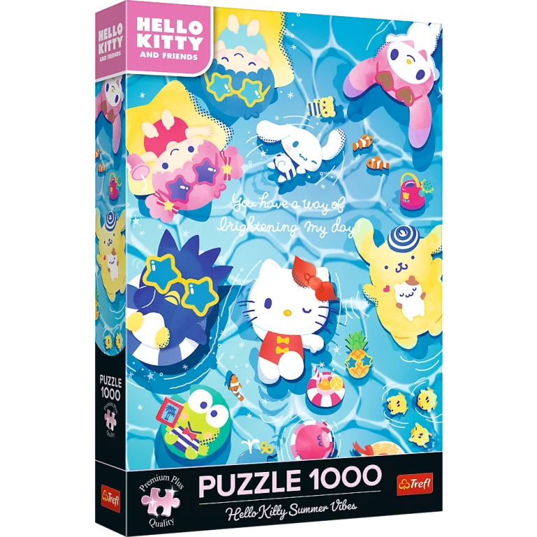Slagalica Trefl Hello Kitty Ljetno Opuštanje, 1000 Dijelova Premium Plus 1