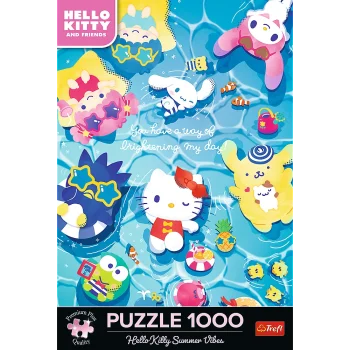 Slagalica Trefl Hello Kitty Ljetno Opuštanje, 1000 Dijelova Premium Plus 3