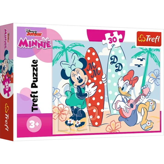 Slagalica Trefl Šarena Minnie Disney, 30 Dijelova 1