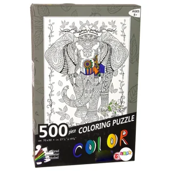 Slagalica S Bojama 500 Slon 3
