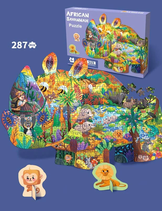 Slagalica Safari Nosorog, 287 Dijelova 3