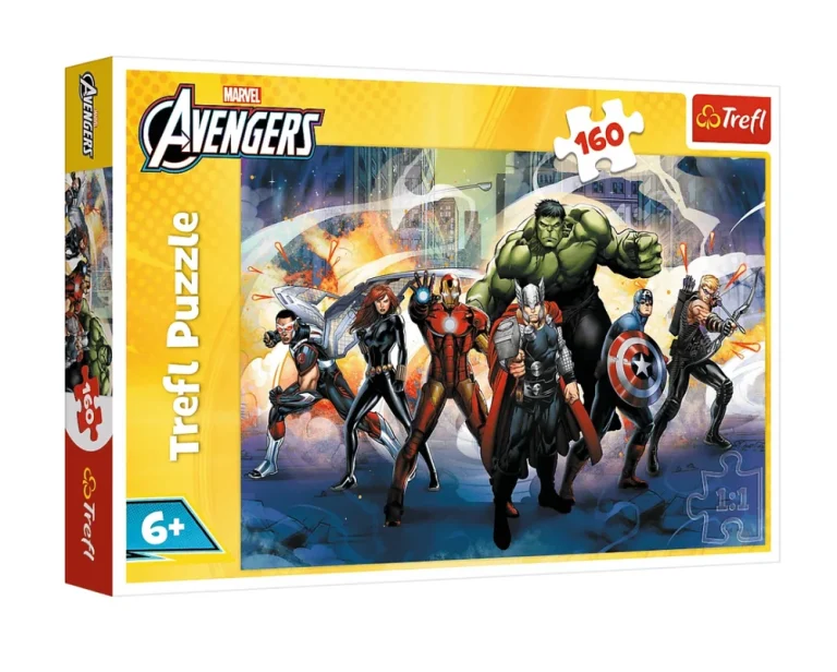 Slagalica – 160 – Supermoći – Disney Marvel Osvetnici – Trefl 15428 1