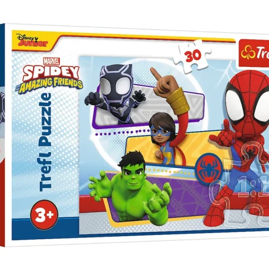 Slagalica – 30 – Hrabri Spidey – Spidey I Njegovi Prijatelji – Marvel – Trefl 18322 1