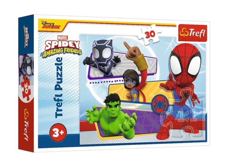 Slagalica – 30 – Hrabri Spidey – Spidey I Njegovi Prijatelji – Marvel – Trefl 18322 1