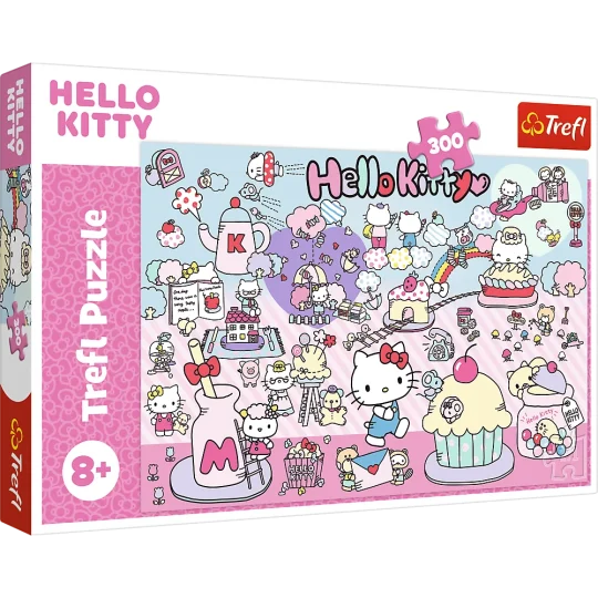 Slagalica – 300 Dijelova – Otkrijte Svijet Hello Kitty – Hello Kitty Trefl 23031 1