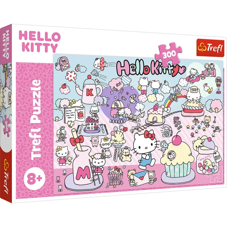 Slagalica – 300 Dijelova – Otkrijte Svijet Hello Kitty – Hello Kitty Trefl 23031 1