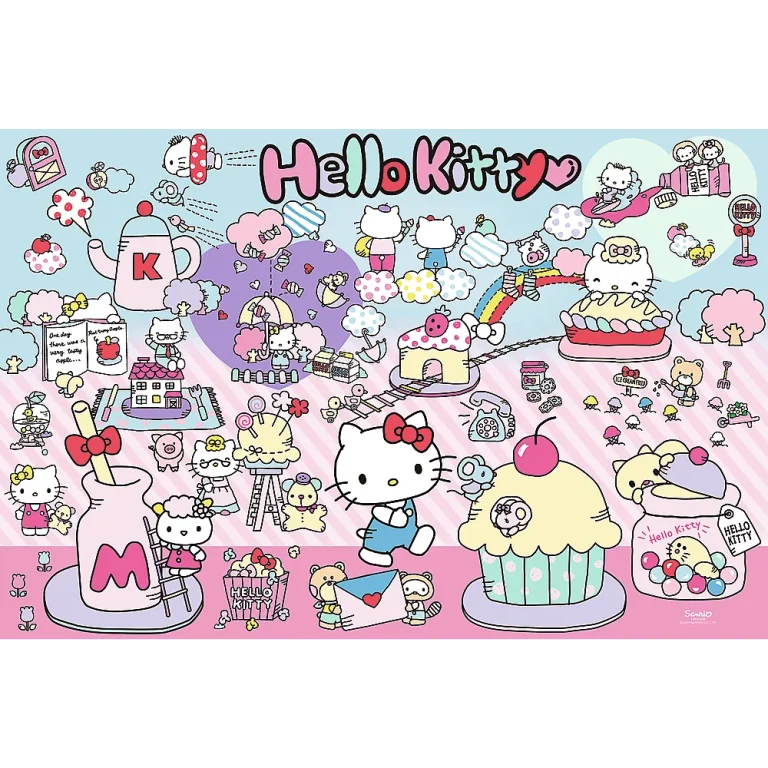 Slagalica – 300 Dijelova – Otkrijte Svijet Hello Kitty – Hello Kitty Trefl 23031 2