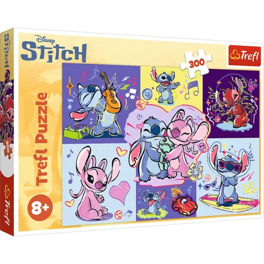 Slagalica – 300 Dijelova – Spirited Stitch – Disney Lilo I Stitch Trefl 23033 1