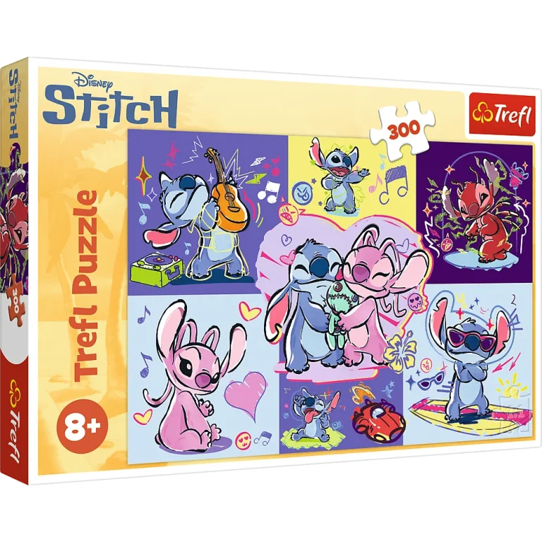 Slagalica – 300 Dijelova – Spirited Stitch – Disney Lilo I Stitch Trefl 23033 1
