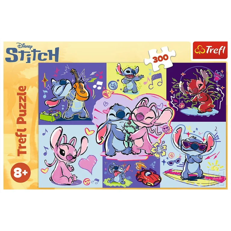 Slagalica – 300 Dijelova – Spirited Stitch – Disney Lilo I Stitch Trefl 23033 3