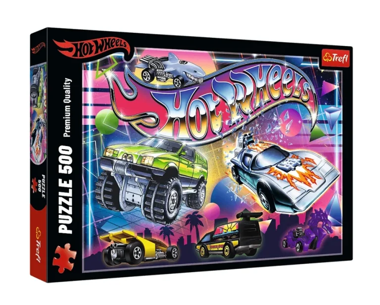 Slagalica – 500 – Hot Wheels: 80 E – Trefl 37538 1