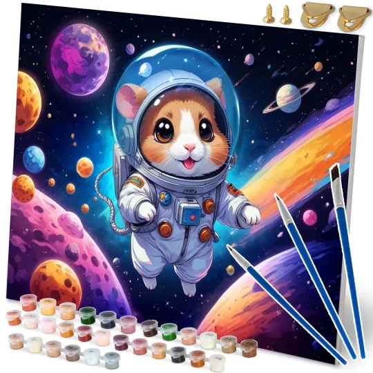 Slika Po Brojevima 40 × 50 Cm Massido Astronaut 1