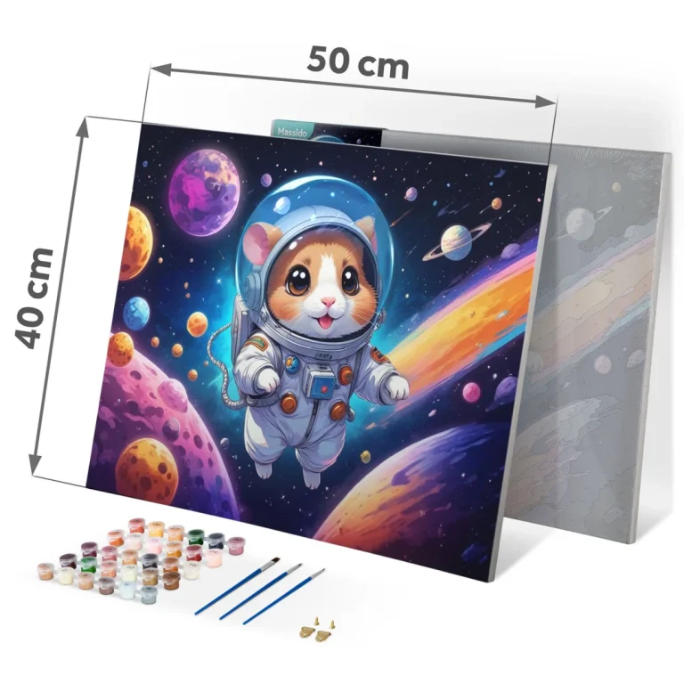 Slika Po Brojevima 40 × 50 Cm Massido Astronaut 3
