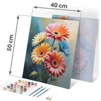 Slika Po Brojevima 40 × 50 Cm Massido Cvijeće 4