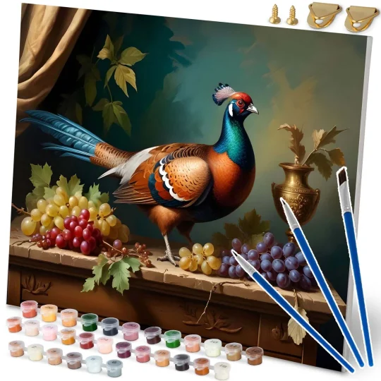 Slika Po Brojevima 40 × 50 Cm Massido Fazan 1