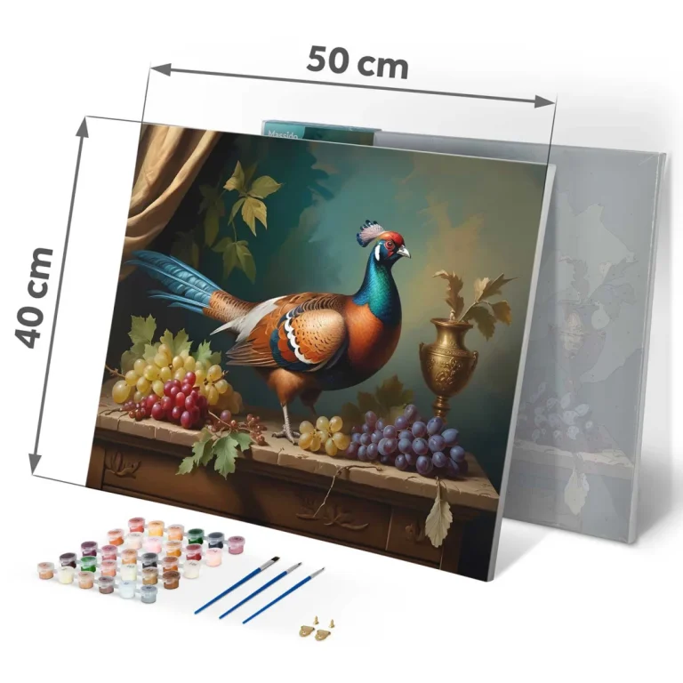 Slika Po Brojevima 40 × 50 Cm Massido Fazan 4