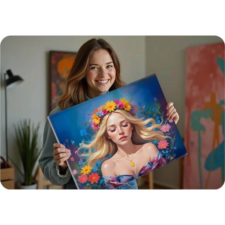 Slika Po Brojevima 40 × 50 Cm Massido Portret žene 5
