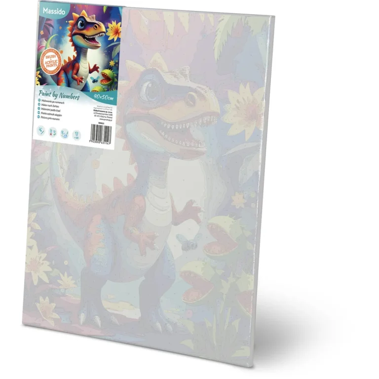 Slika Po Brojevima Massido 40 × 50 Cm Dinosaur 2