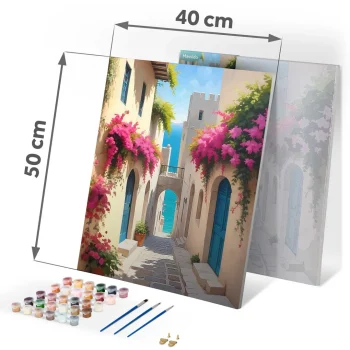 Slika Po Brojevima Massido 40 × 50 Cm Gradski Pejzaž 4