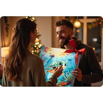 Slika Po Brojevima Massido 40 × 50 Cm Kornjača 7