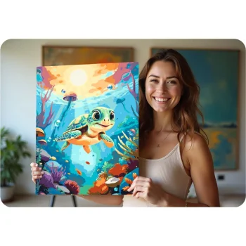Slika Po Brojevima Massido 40 × 50 Cm Kornjača 8